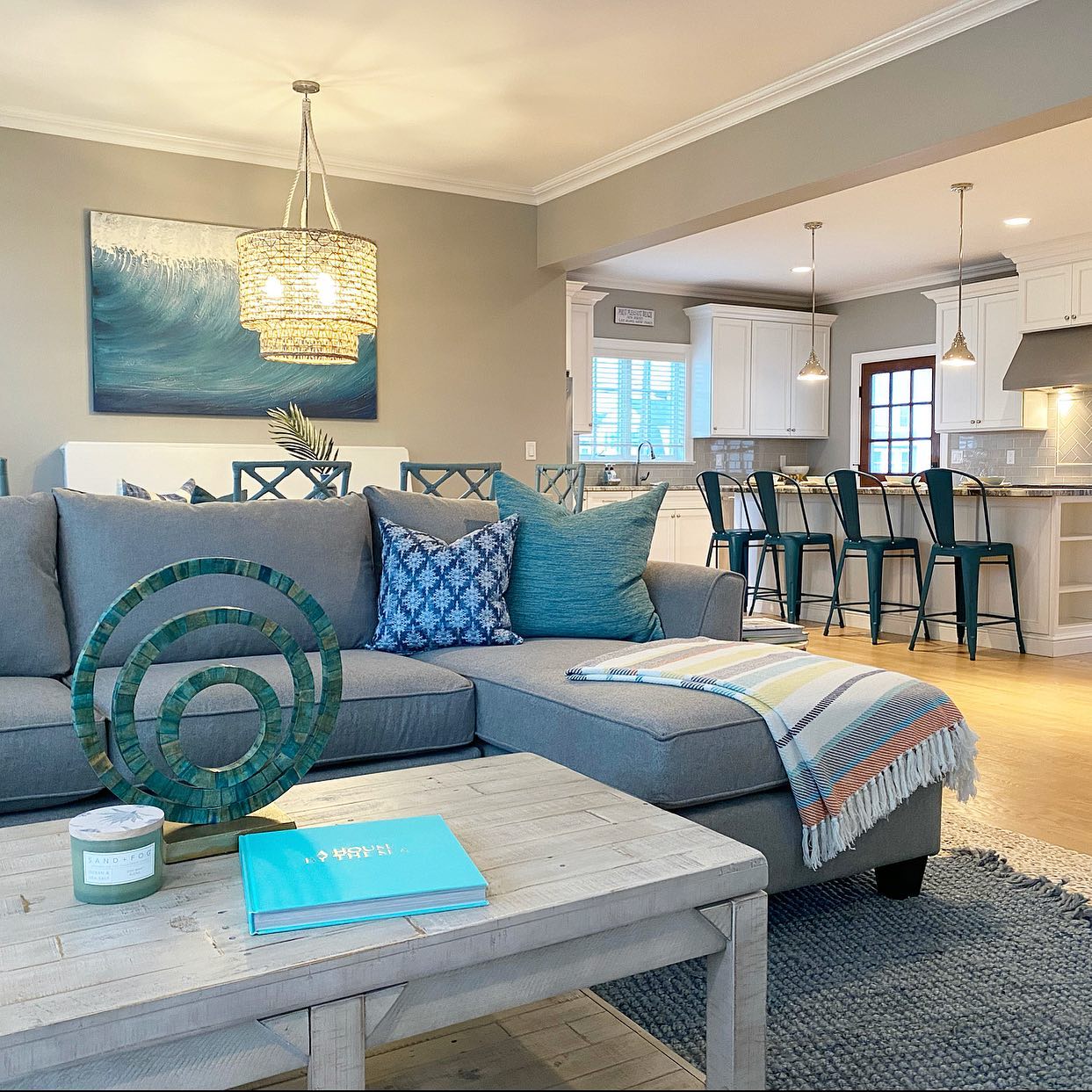 Tropical Getaway Interior Design in Point Pleasant Beach - Meant to Bee ...